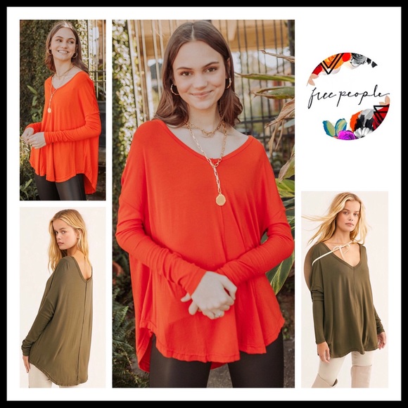 FREE PEOPLE BOHO HI-LO TEE SWING TUNIC TOP A2C - Picture 16 of 16